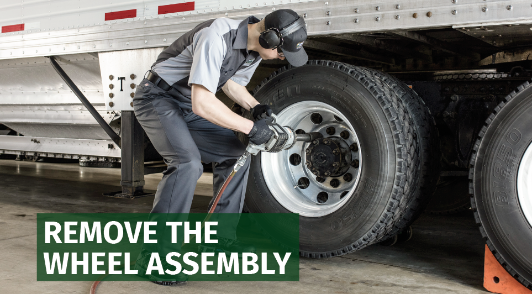 Step 1- Remove Wheel Assembly