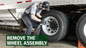Step 1- Remove Wheel Assembly